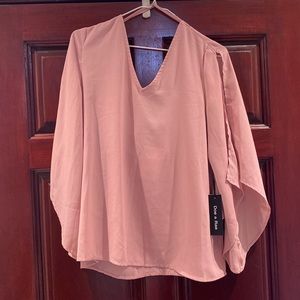 Doe & Rae top, mauve size small